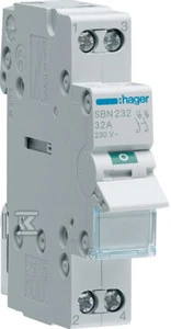 „Hager“ modulinis jungiklis 2P 32A (SBN232)
