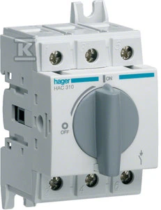 „Hager“ jungiklio skyriklis 3P 100A (HAC310)