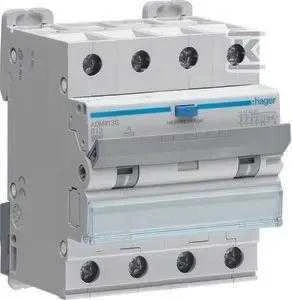 Hager OFF DIF+ OVERPRINT 4P 6KA B 13A/30MA TIPAS