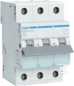 Hager automatinis jungiklis B25A MB325A 3P