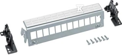 Hager-Patchpanel 12M be modulių, skirta TS bėgiui