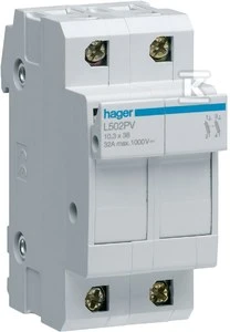 Hager L502PV saugiklio pagrindas 2P