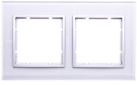 Hager Polo 10126414 Berker/B.7 Stiklo rėmas Dvigubas Stiklas Horizontalus Aliuminis Auxin Glass 10126414