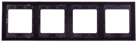 Hager Polo 13437006 Berker K.1 Keturvietis vertikalus rėmas antracitinis matinis lakuotas13437006