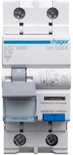 Hager Polo ADC966D RCBO 2P C16A 0.03A Tipas AC ADC966D