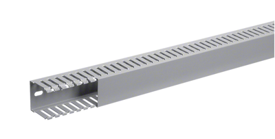 Hager Polo DNG5005007030B tehaselito šukuotas kanalas DNG 50x50mm PVC pilkas DNG5005007030B /2m/