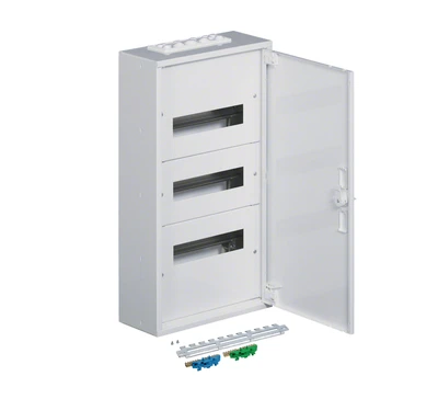 Hager Polo FW312WT Modulinė skirstomoji plokštė 3x12 ant paviršiaus montuojama IP30 FW312WT