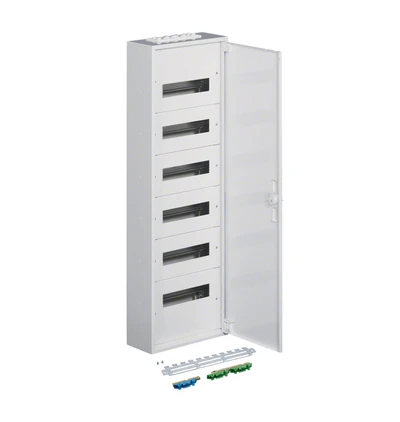Hager Polo FW612WT Modulinė skirstomoji plokštė 6x12 ant paviršiaus montuojama IP30 FW612WT