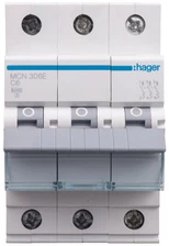Hager Polo Hager Grandinės pertraukiklis 3P C 6A 6kA AC MCN306E