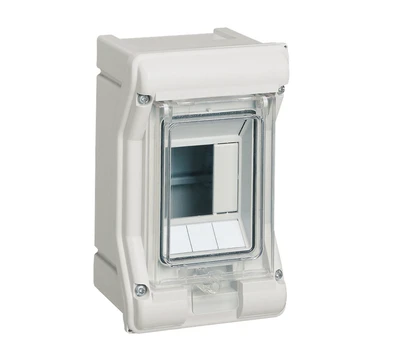 Hager Polo Hager Modular 1x3 paviršiuje montuojama skirstomoji plokštė IP65 Vector VE103SN