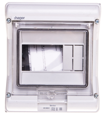 Hager Polo Hager Vektorius II modulinis perjungimo įrenginys 1 x 6 cokolis (VE106L)