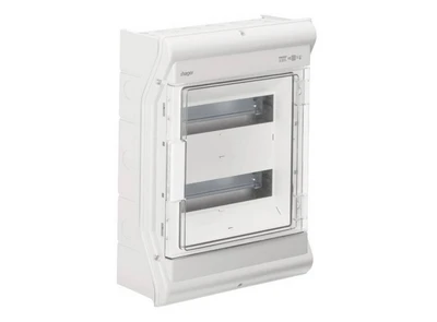 Hager Polo VE212PN Moduliniai skirstomieji įrenginiai 2x12, montuojami ant paviršiaus, atsparūs UV spinduliams IP65 Vector VE212PN