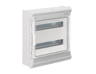 Hager Polo Hager 2x18 modulinė skirstomoji plokštė UV atspari IP65 Vector VE218PN