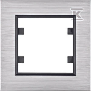 Hager Lumina passion Frame 1 mazgo aliuminio sidabro spalvos (WL9012)