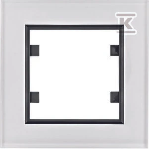 Hager Lumina passion ramka 1-krotna szklana balta (WL9010)