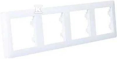 Hager LUMINA 2 keturvietis rėmas baltas - WL5240