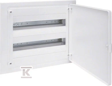 Hager 2x18 modulių skirstomasis skydelis atviromis durelėmis