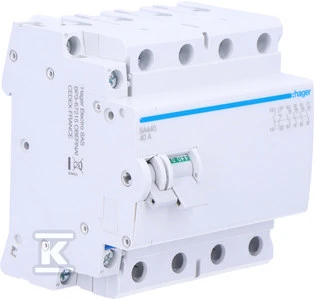 Hager modulinis izoliatoriaus jungiklis 40A 4P SA440