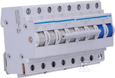 Hager Modulinis tinklo generatoriaus jungiklis 4P 63A SF463
