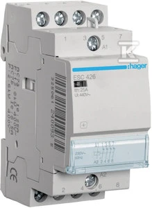 Hager STYCZNIK 230VAC 4NC 25A AC-7A/B