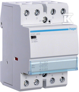 Hager Modulis 63A 4Z 0R 24V AC (ESD463)