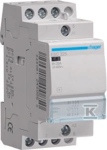 „Hager“ modulinis kontaktorius 230 VAC 3NO 25A (ESC325)