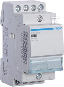 „Hager“ modulinis kontaktorius 25A 4NO 0R 24V AC (ESD425)