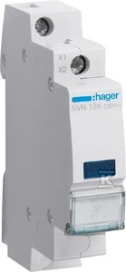 Hager Signalinė lempa LED 230V AC mėlyna - SVN124