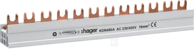 Hager ŠILDYMO DIAPAZONAS POZ.4P 16MM2 SPD 4P+RCC.