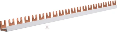 Hager KD1 / 16mm2 vienfazis šakių bėgis 56 moduliai - KDN180B
