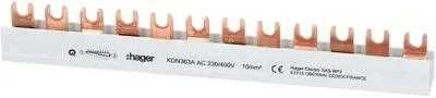Izoliuota sujungimo šyna Hager KDN363A (3P, 12 mod., 10mm)
