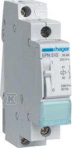 Hager impulsinė relė 16A 230V AC 1Z EPN510