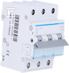 Automatinis jungiklis Hager MC320 (20A, 3P, 400V, 6kA)