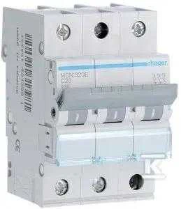 Automatinis jungiklis Hager MC320 (20A, 3P, 400V, 6kA)