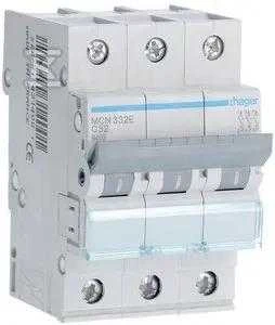 Automatinis jungiklis Hager MC332 (32A, 3P, 400V, 6kA)