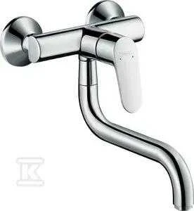 Hansgrohe virtuves izlietnes maisītājs Focus M41 1jet, no sienas, hroms