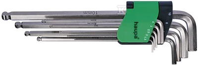 Haupa IMB.1,5-10 MM RUULULINIŲ GALVUVĖS RAKTULIŲ RINKINYS