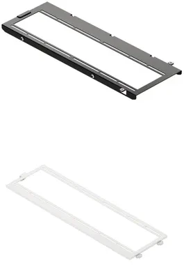HAVN HS 420 ventiliatoriaus laikikliai 360 mm radiatoriams – baltos spalvos