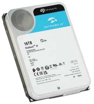 HDD-ST16000VE004 16TB 24/7 SkyHawk AI SEAGATE ĮRAŠYMO DISKAS