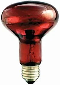 Helios Rubino infraraudonoji lemputė R80 E27 100W 230V (PRO- 1465)