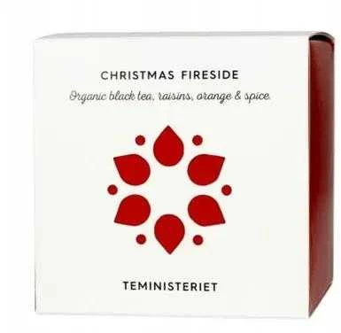 Christmas Fireside juoda arbata kvadratinėje dėžutėje