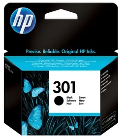 Hewlett Packard (HP) HP 301 juoda originali rašalo kasetė