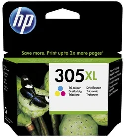 Hewlett Packard (HP) HP 305XL didelio našumo trispalvė originali rašalo kasetė