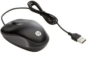 Hewlett Packard (HP) HP USB su laidu 1000 dpi lengva kelioninė pelė - juoda