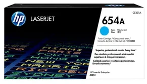 Hewlett Packard (HP) HP kasetė Nr. 654A Cyan (CF331A)