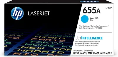 Hewlett Packard (HP) HP Nr.655A (CF451A), žydra kasetė