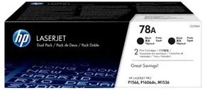 Hewlett Packard (HP) HP Toneris Juodas 78A, skirtas LaserJet P1566,P1606dn,M1536, dviguba pakuotė (2x2.100 puslapių)