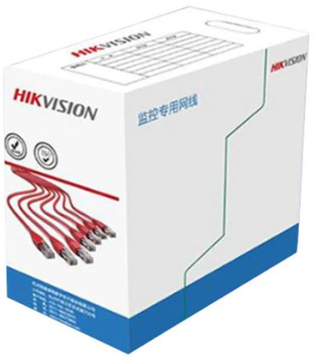 Kabelis ryšio Hikvision UTP 5E Hikvision DS-1LN5E-E/E (305m.)