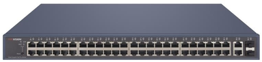 Šakotuvas 52 prievadų, 48 PoE prievadų komutatorius Hikvision DS-3E1552P-SI