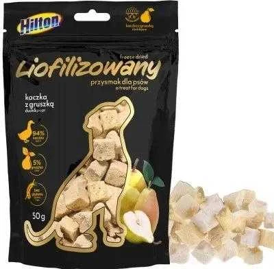 Hilton liofilizowany skanėstas su antiena i gruszką šuniui 50g